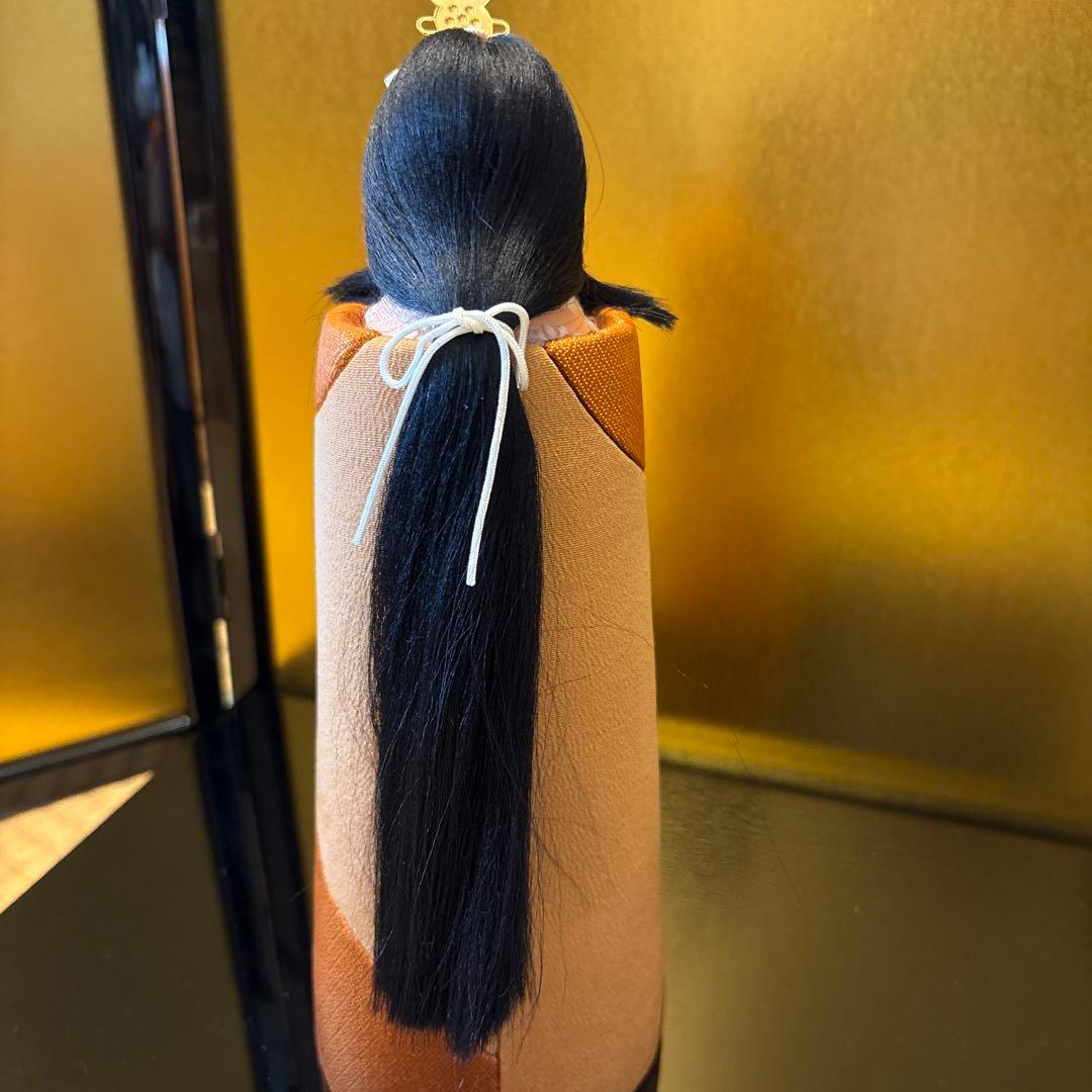 最終値下げ！真多呂人形　男雛30㎝女雛25㎝　雛人形　木目込人形　金屏風と飾り台