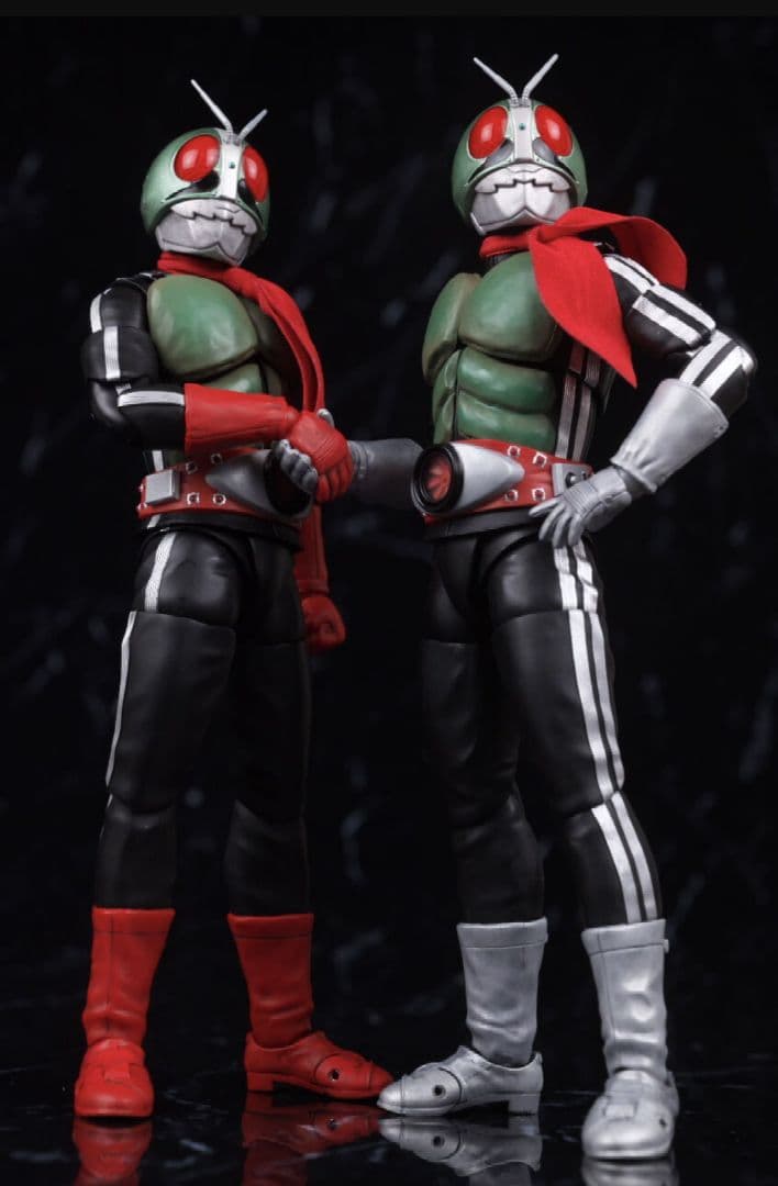 真骨彫　仮面ライダー 新1号&2号　栄光の昭和ライダーエディション