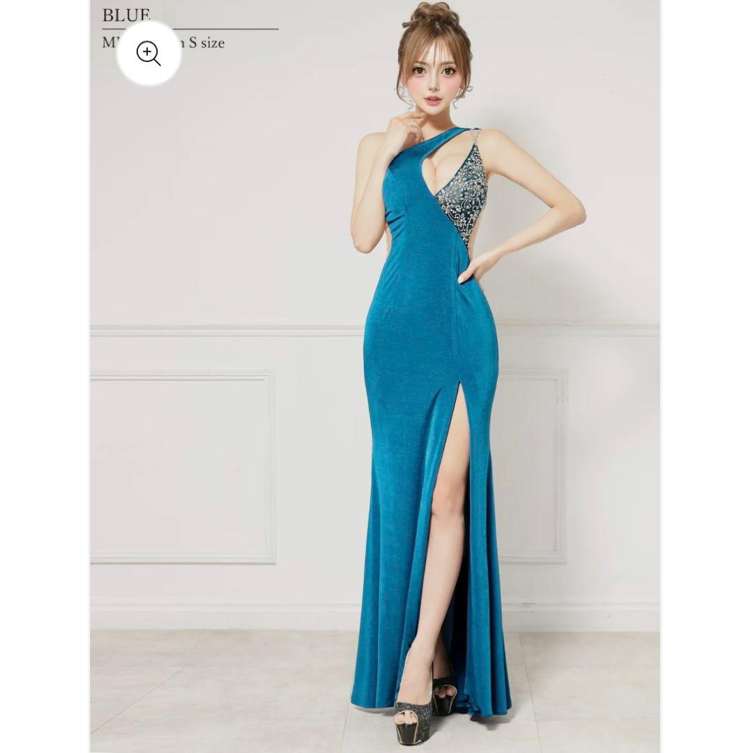 エンジェルアール　ロングドレス　AR25232-BL-S250728