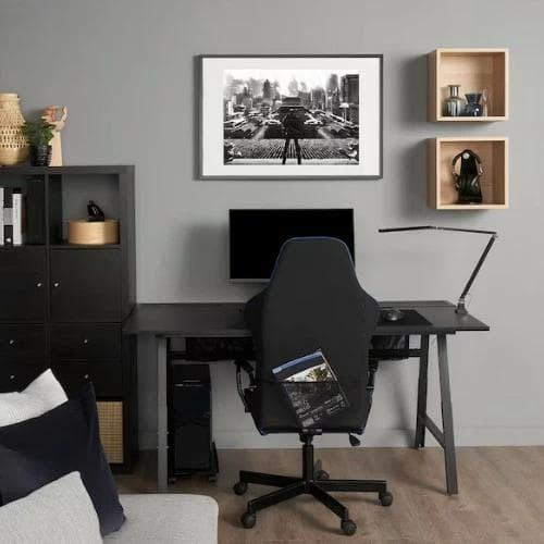 UTESPELARE ウーテスペラレゲーミングデスク ブラック 160x80cm