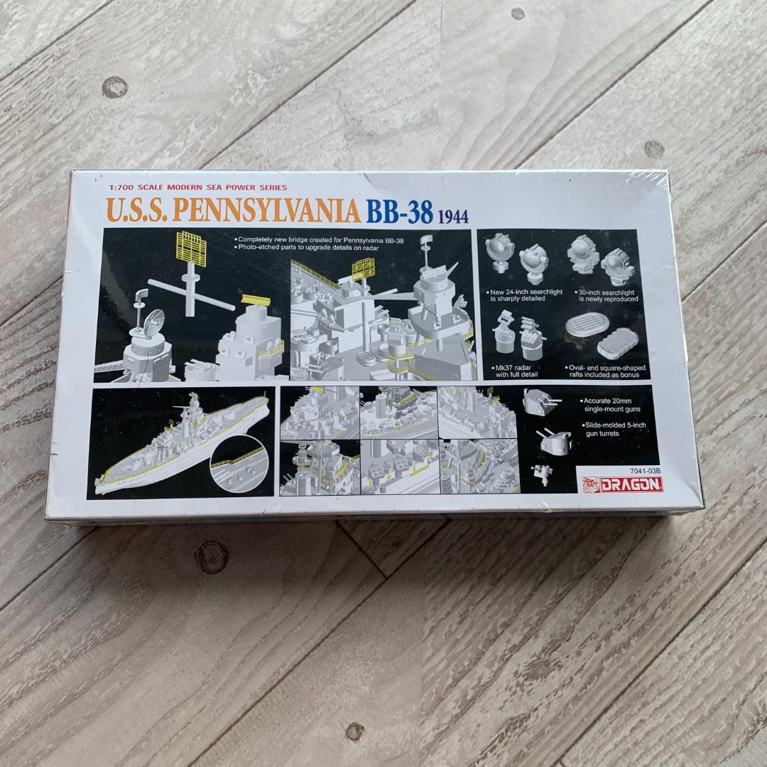 USS Pennsylvania BB-38 1944/DRAGON：未使用品