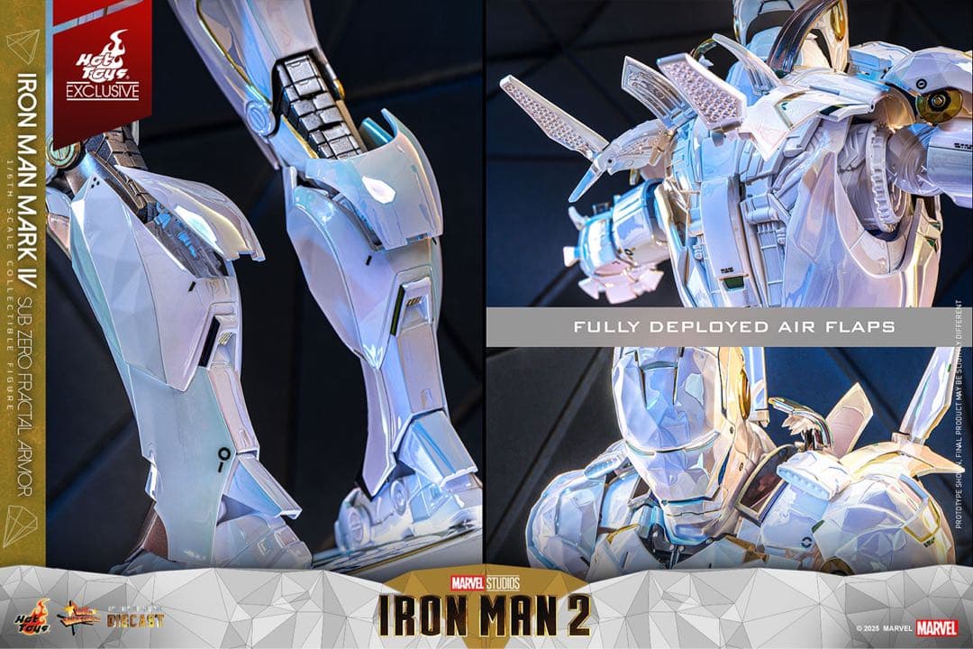 ホットトイズ　アイアンマン　マーク4　サブゼロフラクタルアーマー