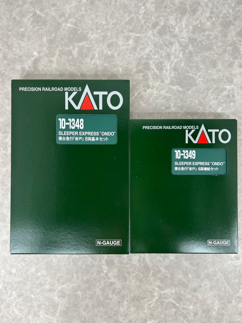 ②KATO 10-1348.1349 寝台急行「音戸」基本.増結両セット全12両
