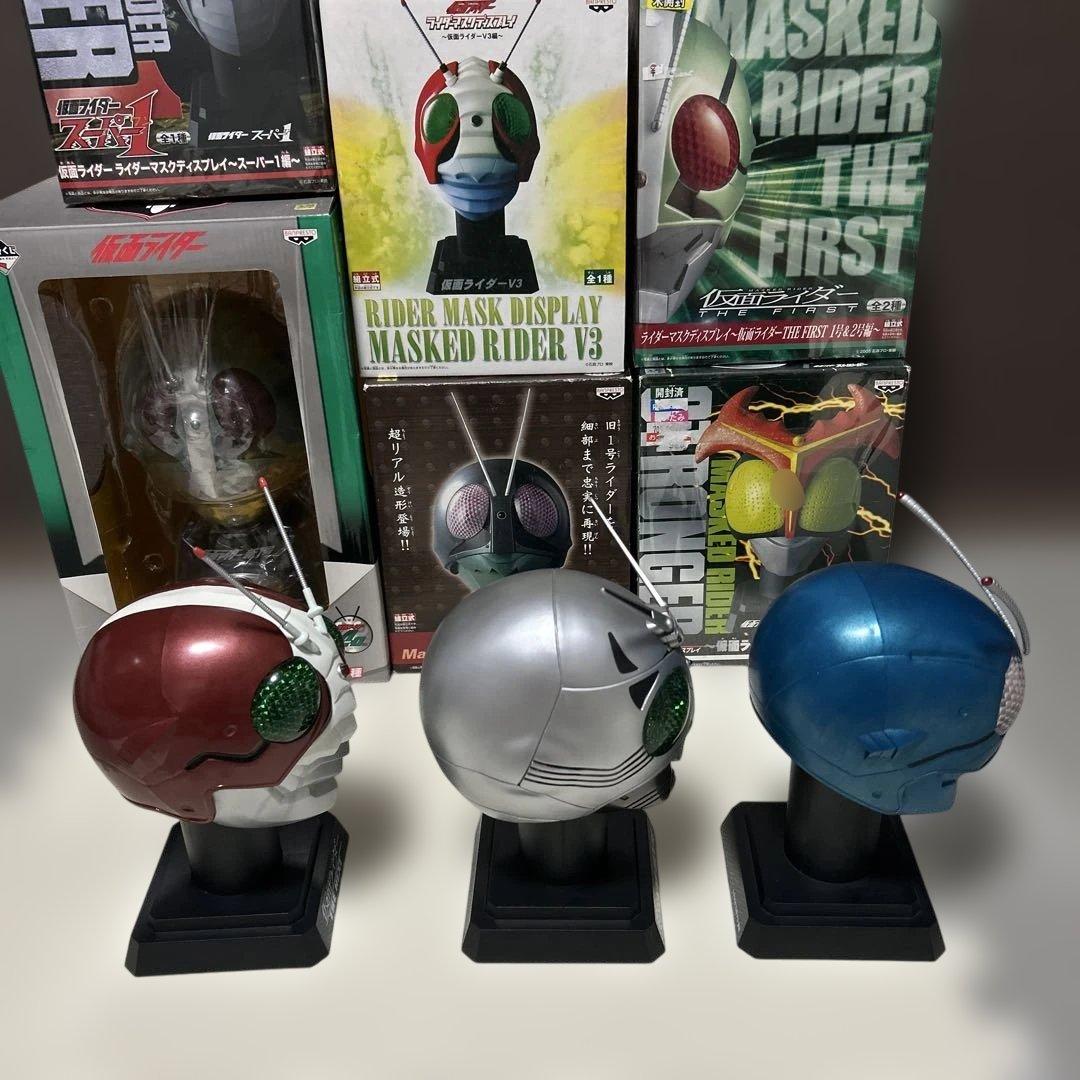 仮面ライダー　マスコレ　マスクディスプレイ　昭和ライダー　ビッグマスク