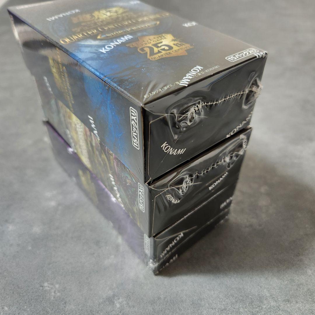 遊戯王OCG QUARTER CENTURY 4種セット　新品未開封BOX