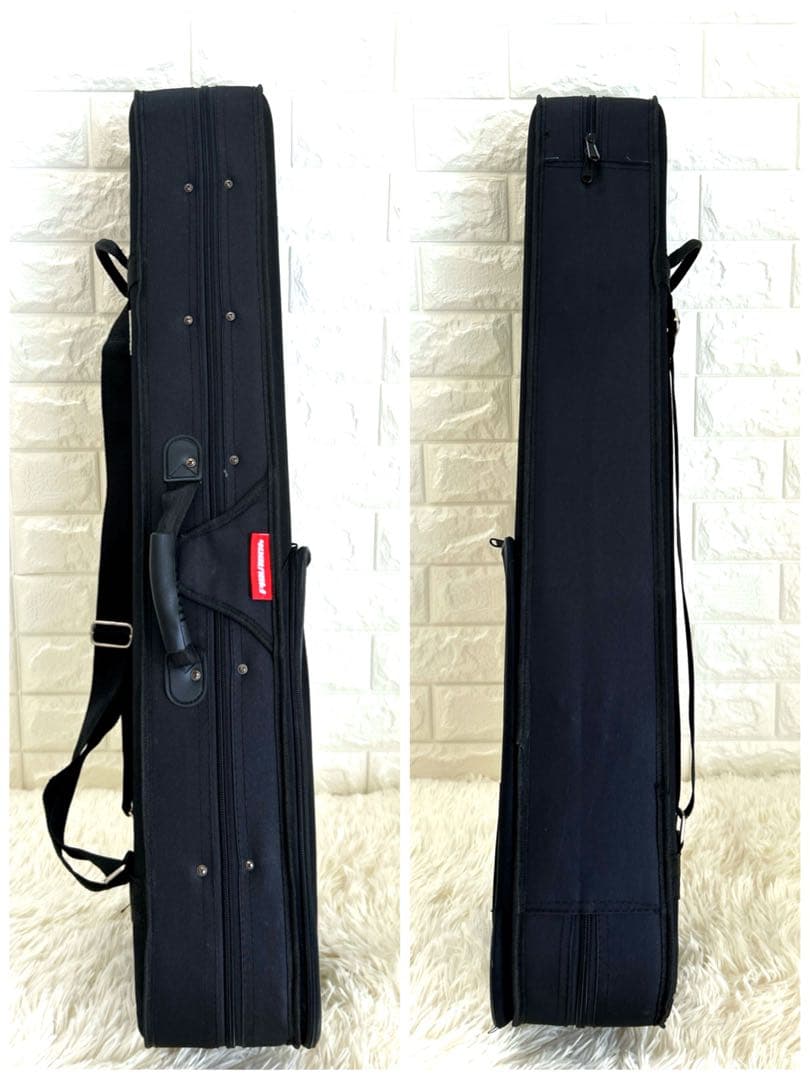 極美品　PlayTech PSV100BK エレキバイオリン ケース付き