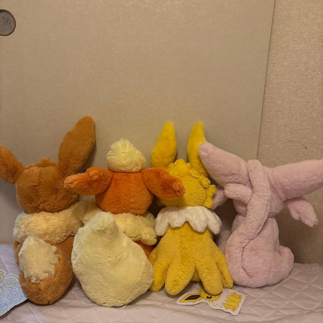 【美品】ポケモン ふわ抱き イーブイ/ブースター/サンダース/エーフィ