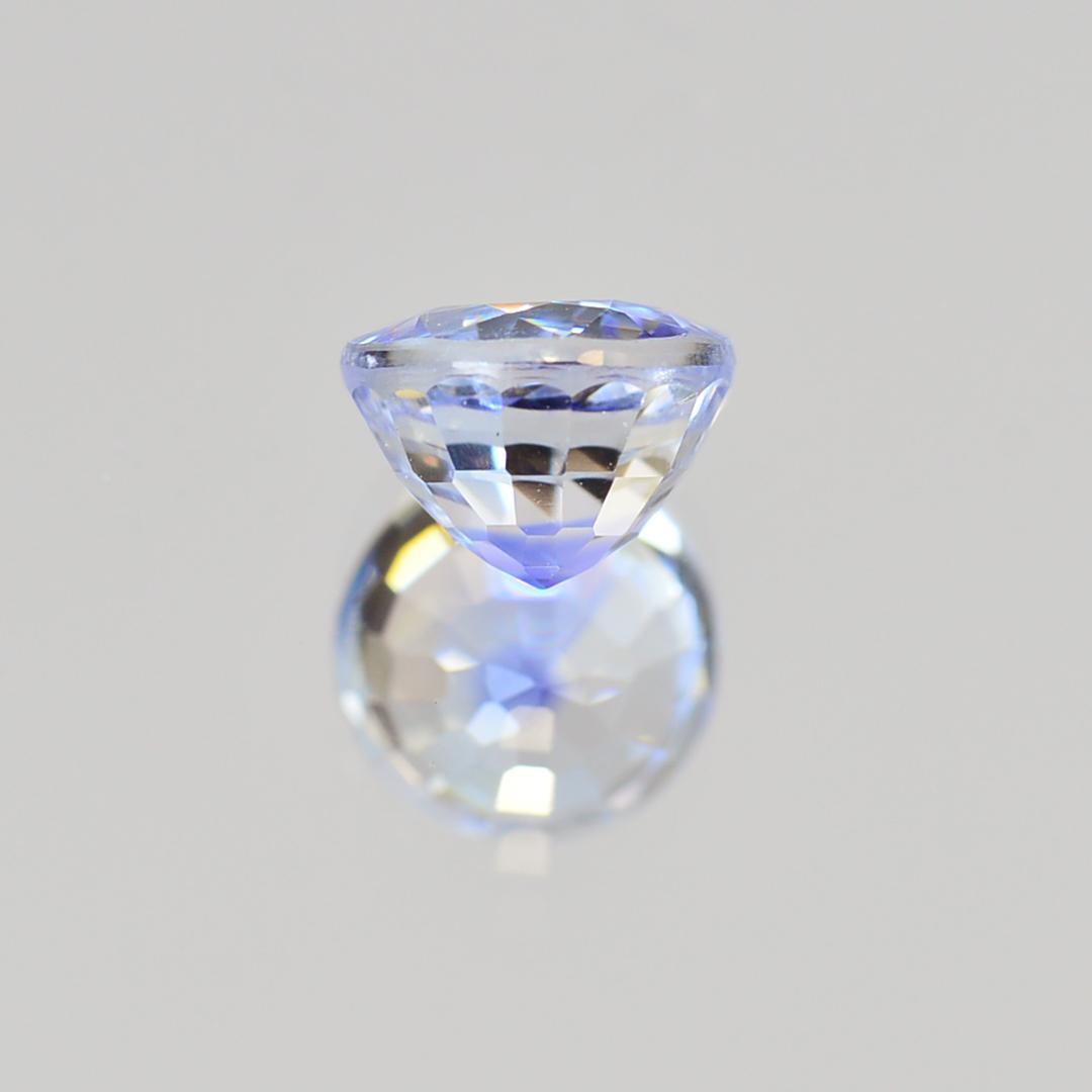 ソ付 天然 バイカラーサファイア 0.966ct ルース ラウンド カット