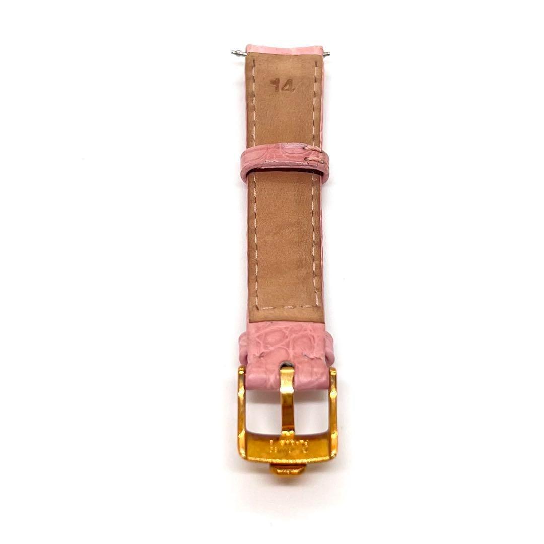 キムチ✨ CHOPARD ショパール 替えベルト クロコ ピンク 尾錠