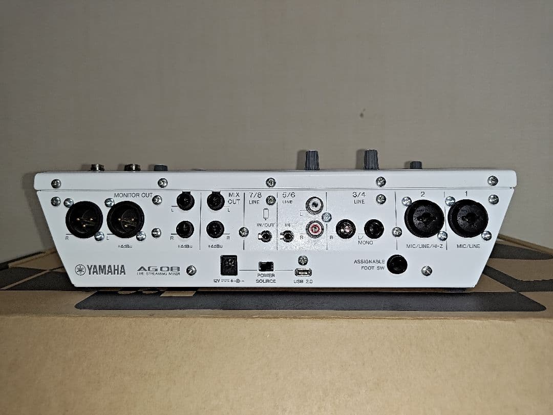 YAMAHA ag08 ホワイト