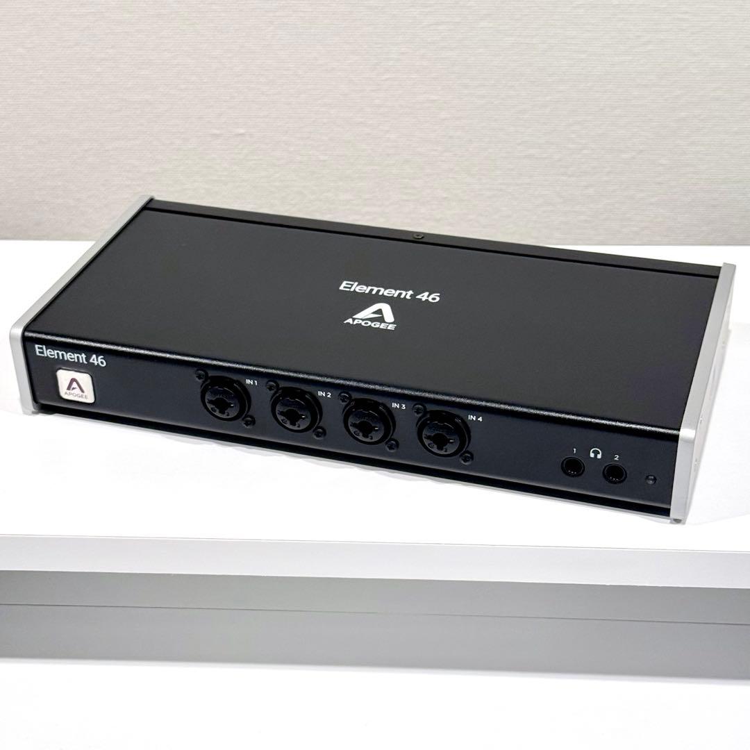 美品Apogee Element 46/純正Thunderboltケーブルセット
