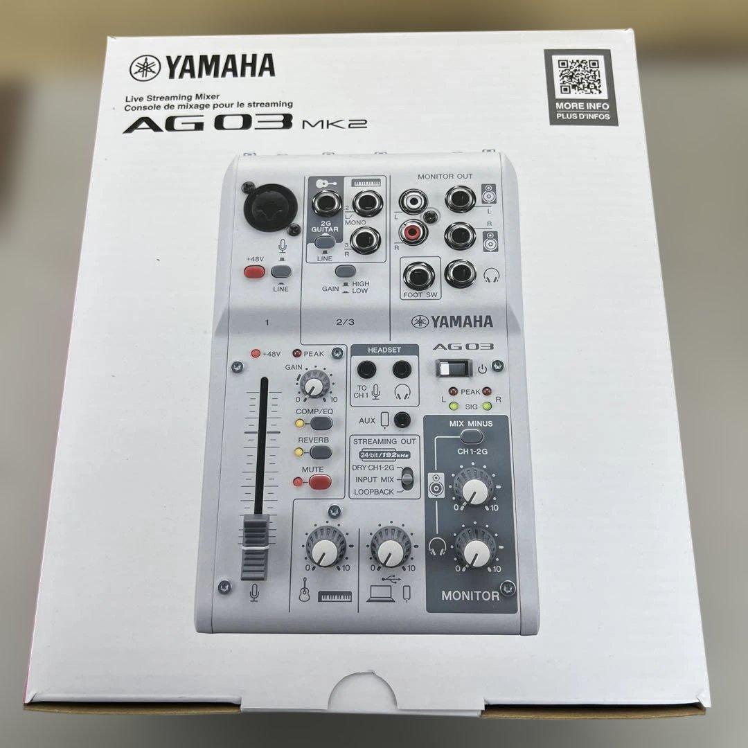 512395 YAMAHA ライブストリーミングミキサー 3チャンネル
