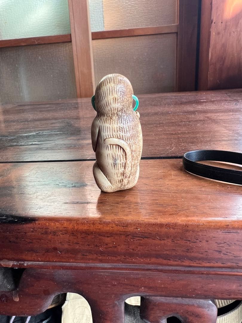 根付 け　彫刻