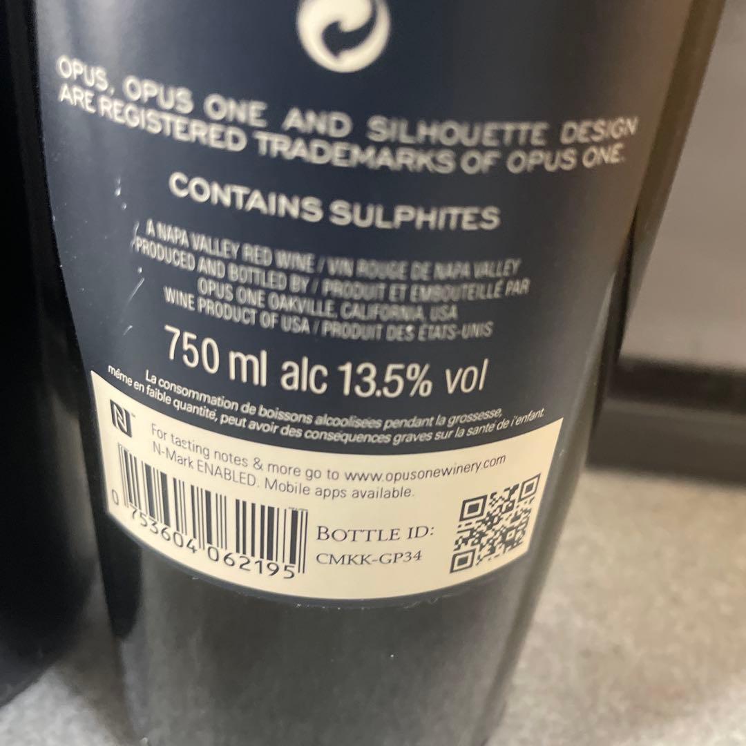 2本 750ml Opus One オーパスワン 2019 750ml(20)