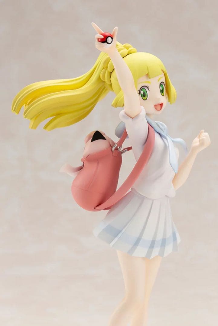 【絶版】コトブキヤ　がんばリーリエ　ポケモンセンター オリジナル フィギュア