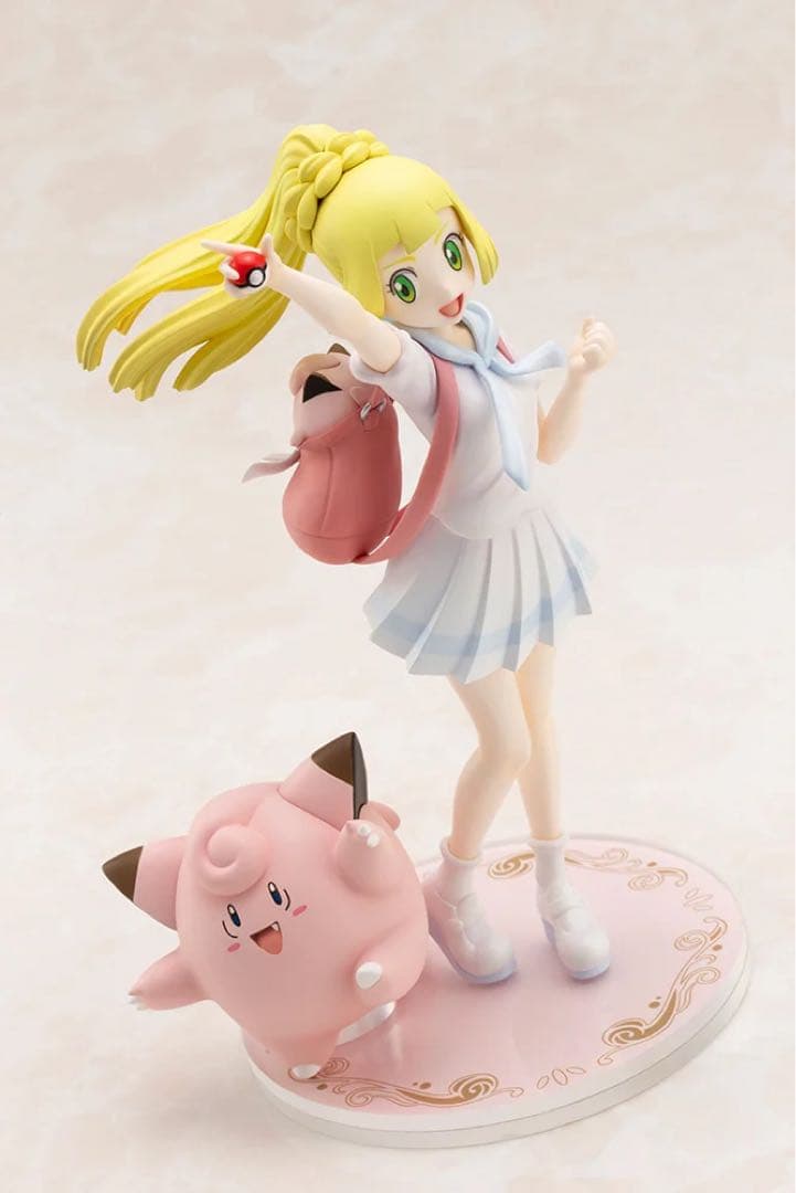 【絶版】コトブキヤ　がんばリーリエ　ポケモンセンター オリジナル フィギュア