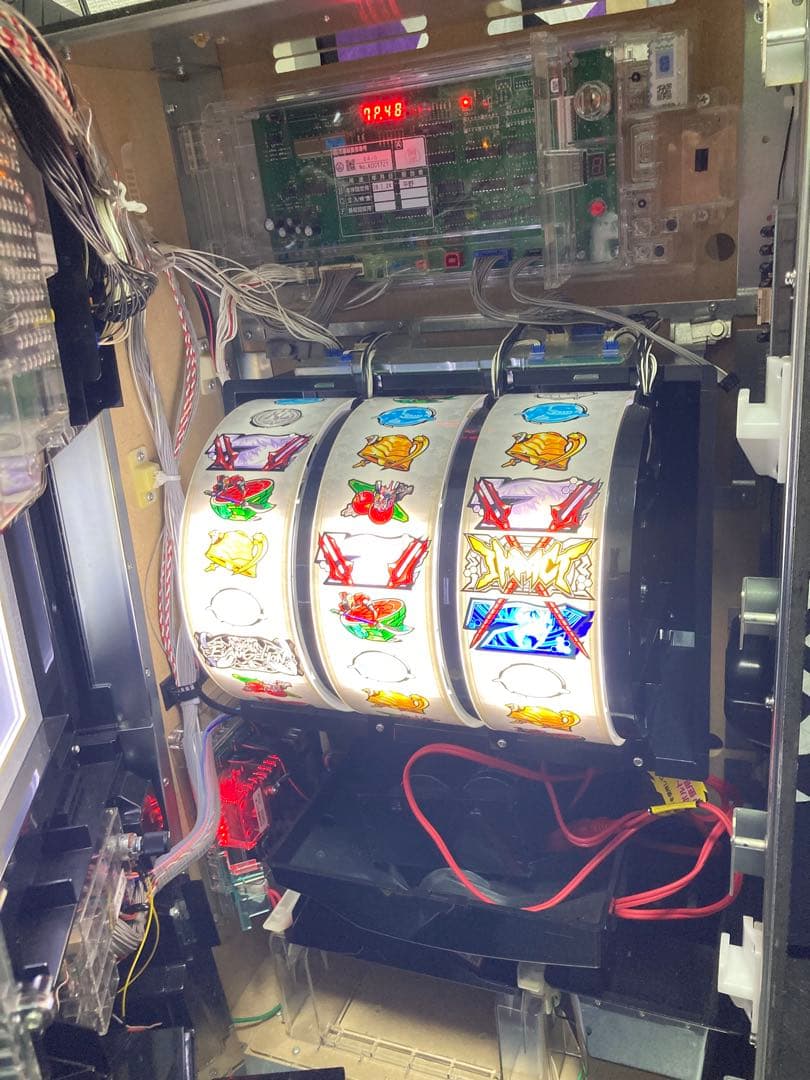 値下げしましたパチスロ実機エヴァンゲリオンAT777不要機ボリューム家庭電源