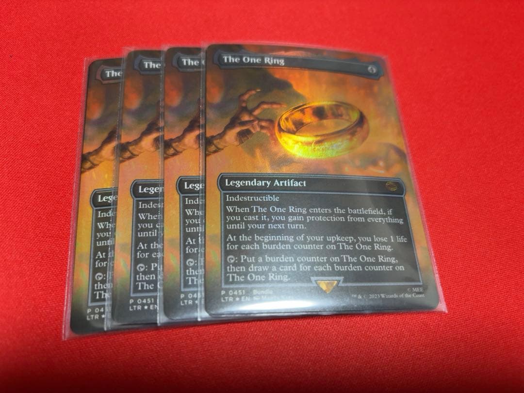 The One Ring 一つの指輪4枚セット