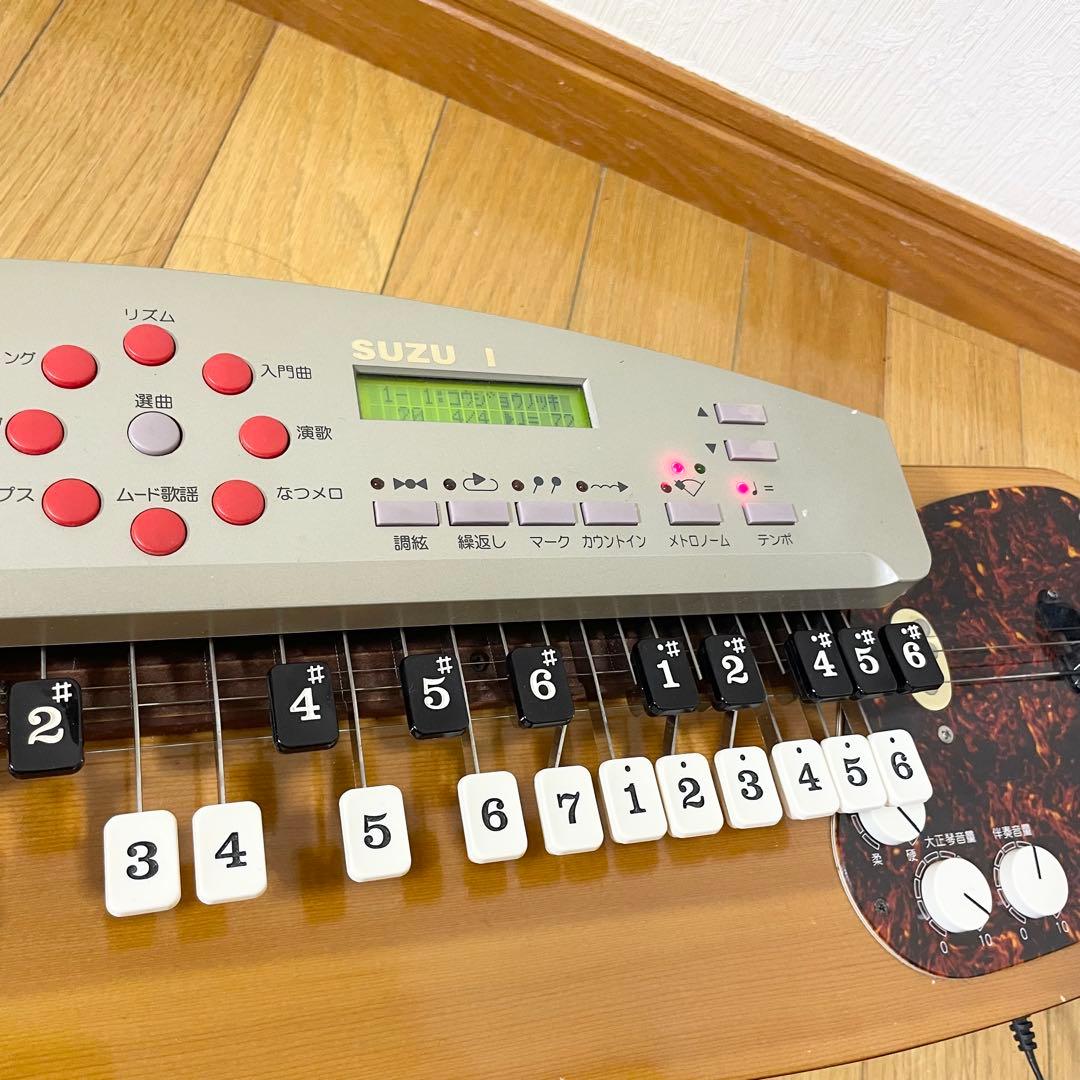 【2週間保証付き】スズキ大 正琴伴奏 あゆ TES-151 希少品 大正琴