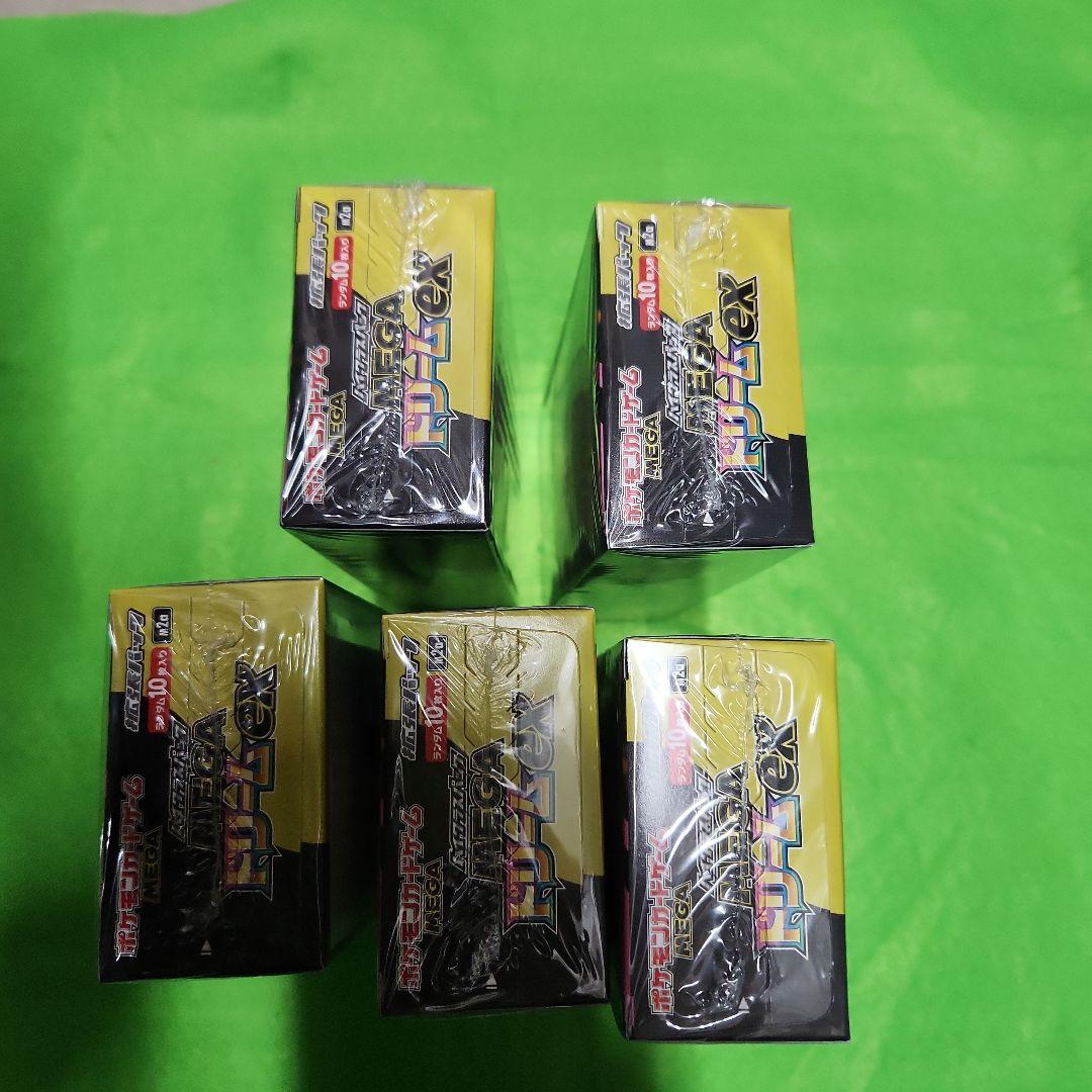 ポケモンカードMEGAドリームex　5BOXシュリンク付き