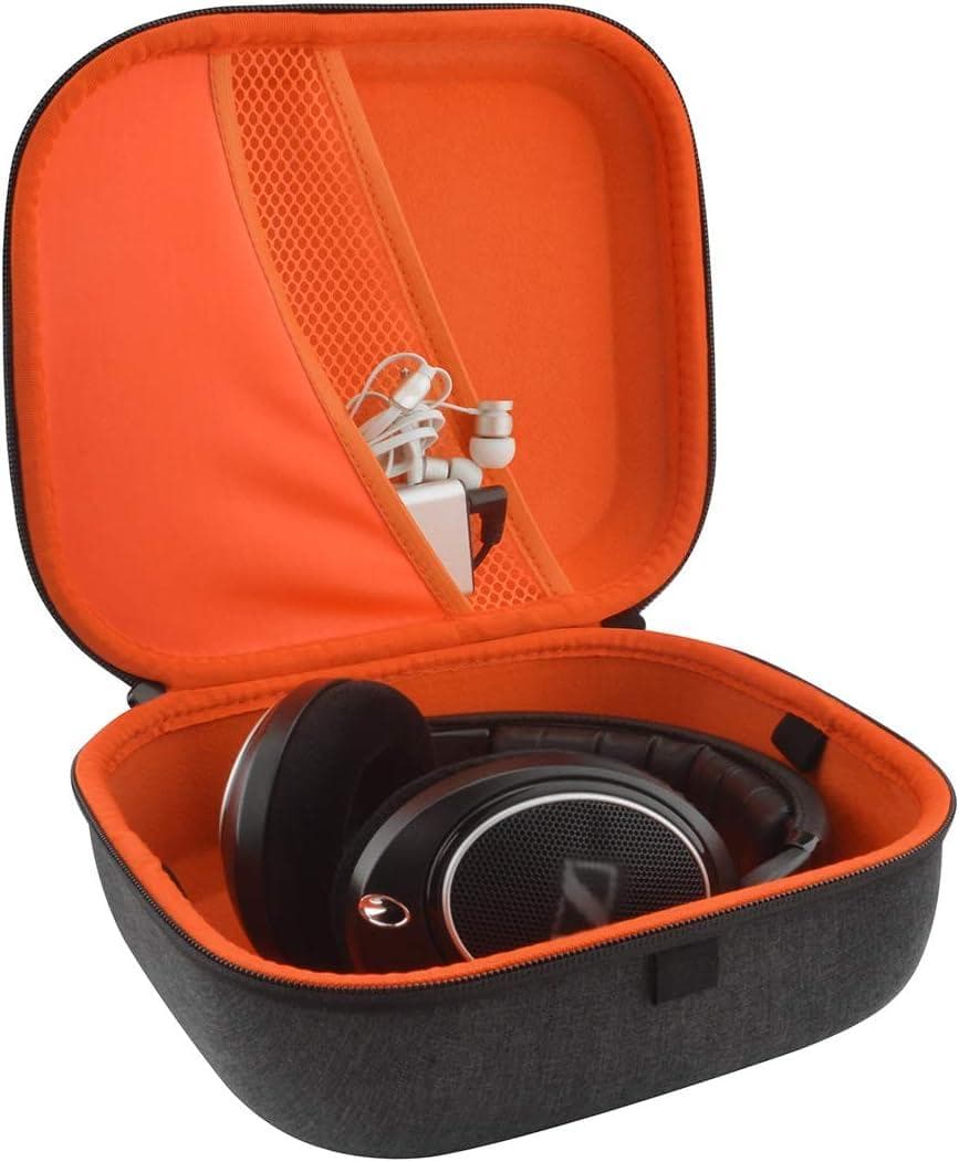 旅行用ハードシェルヘッドホンケース - ゼンハイザー対応 収納ポーチ付き