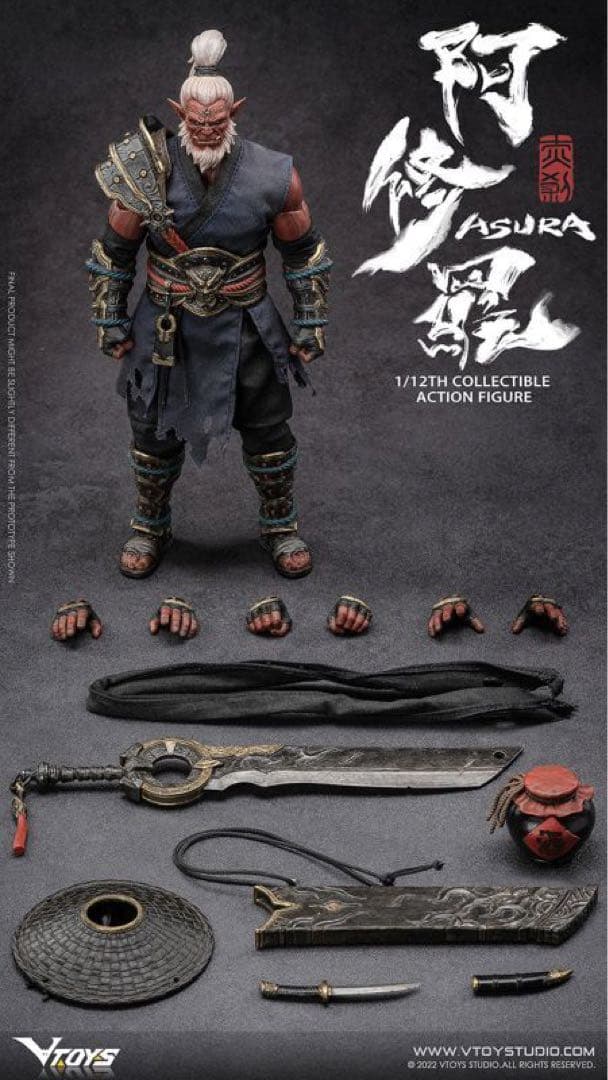 VTOYS Asura 阿修羅 赤刹 1/12 アクションフィギュア