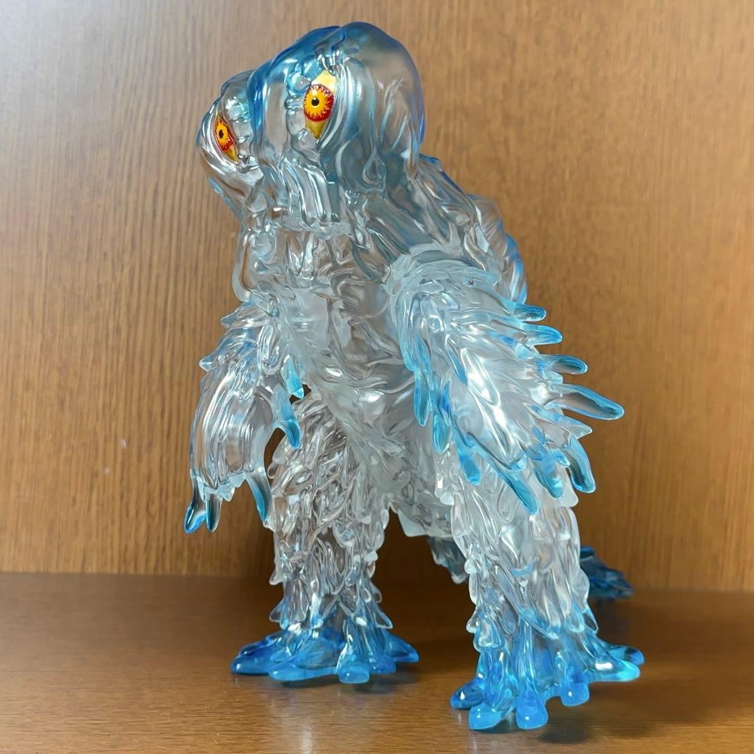 極美品 マルサン 東宝怪獣福袋 ヘドラ350 氷結ver ソフビ ゴジラ怪獣