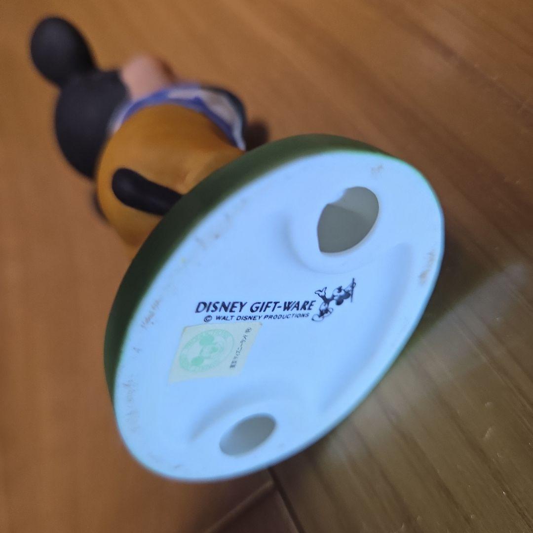 東京ディズニーランド　ディズニーキャラクター　古い陶器製ミニフィギュア4体セット