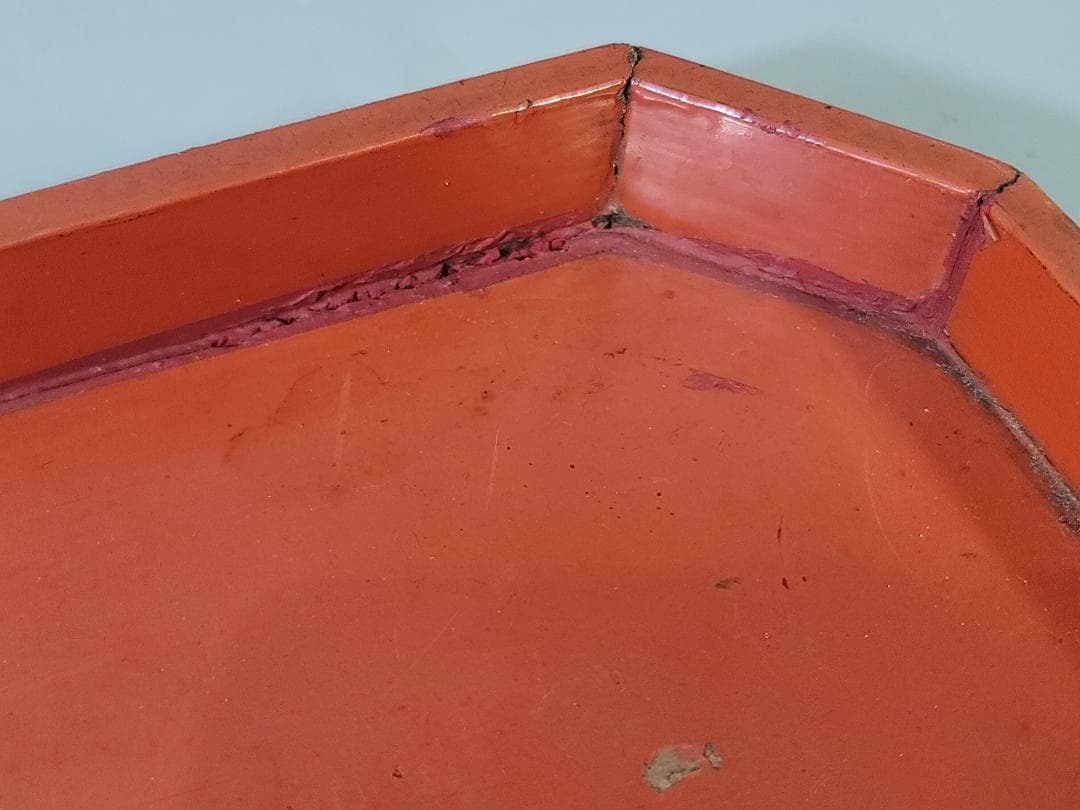 古美術 仿堆朱 陶製 水注 瓶 文房具 DT628