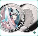 初音ミク Happy 16th Birthday　公式カラー金貨&銀貨セット