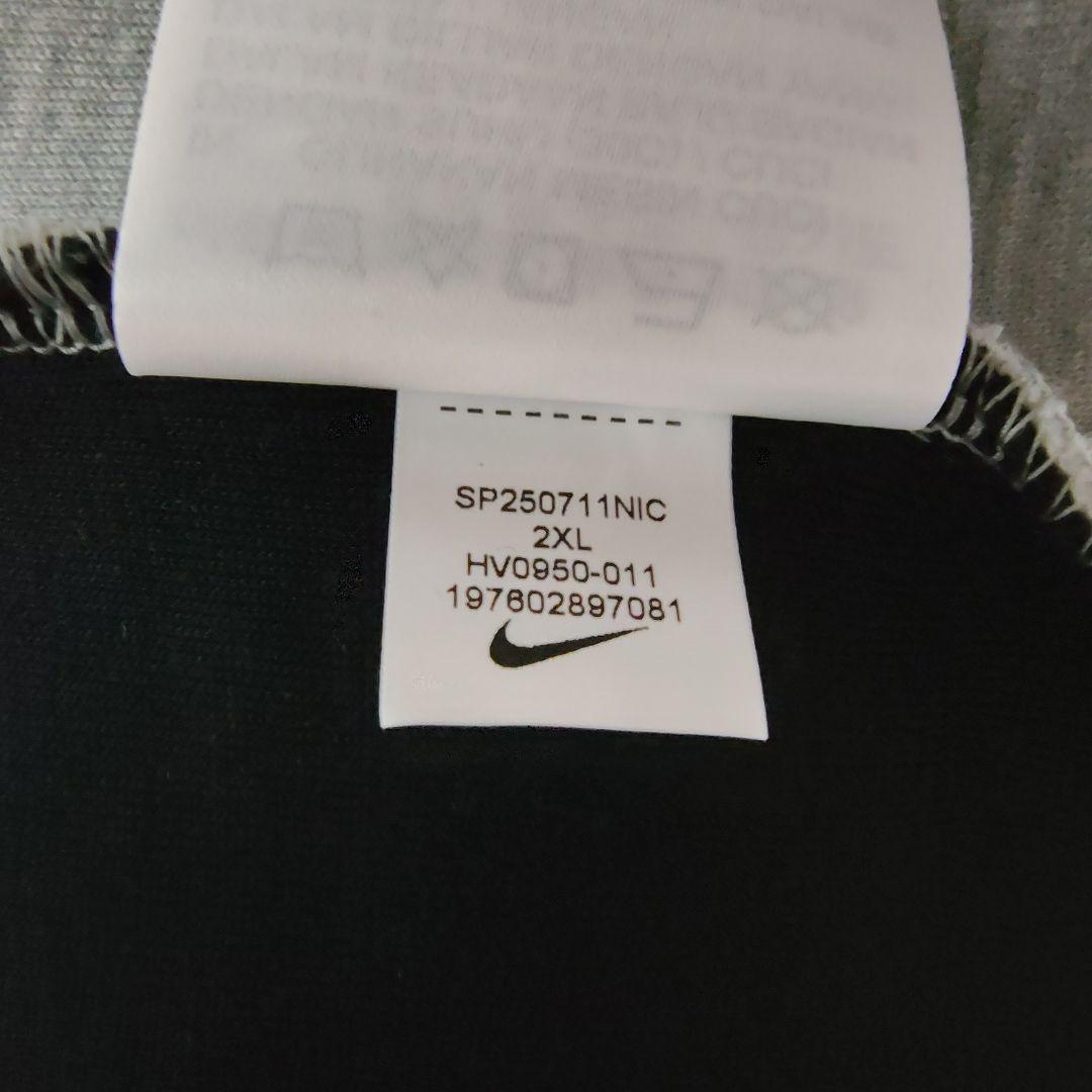 NIKE ナイキ　テックフリース フルジップ ウィンドランナー フーディ　黒×灰