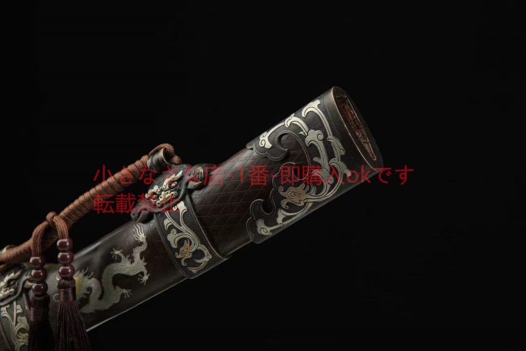 三色銅青龍宝刀 古兵器 武具　刀装具　日本刀　模造刀 居合刀