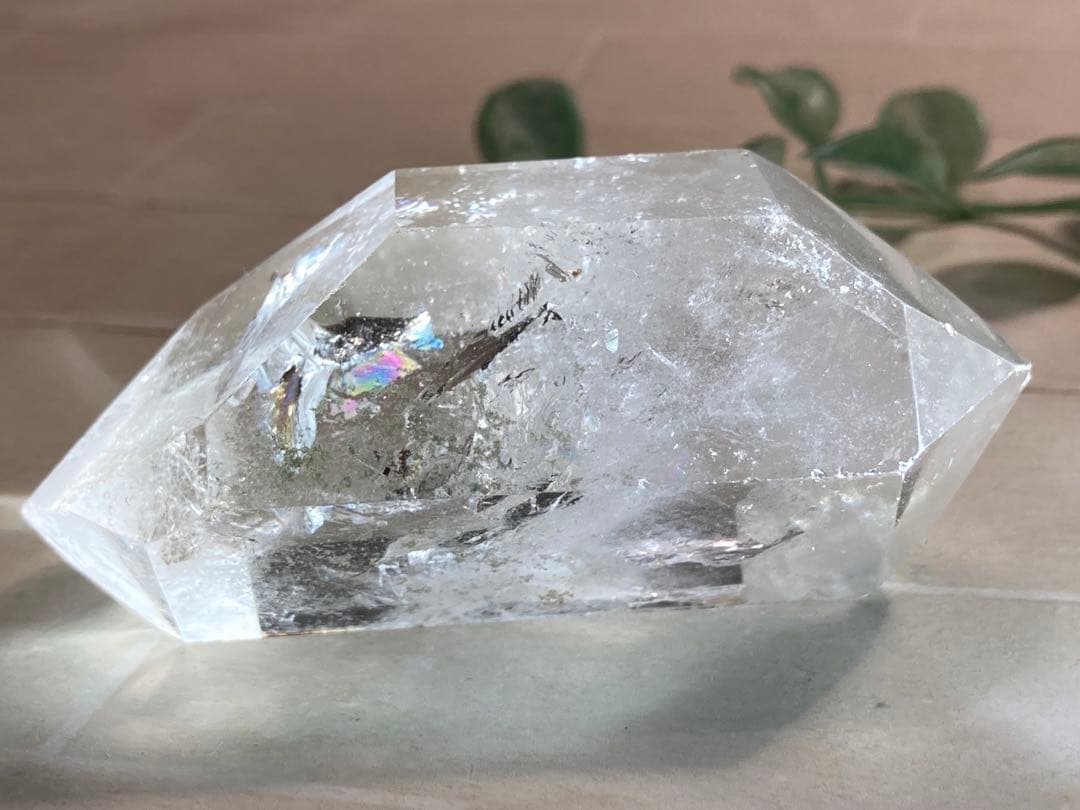 レインボークォーツ✨　エンジェルブレッシング　クリスタル　水晶　ダブルポイント