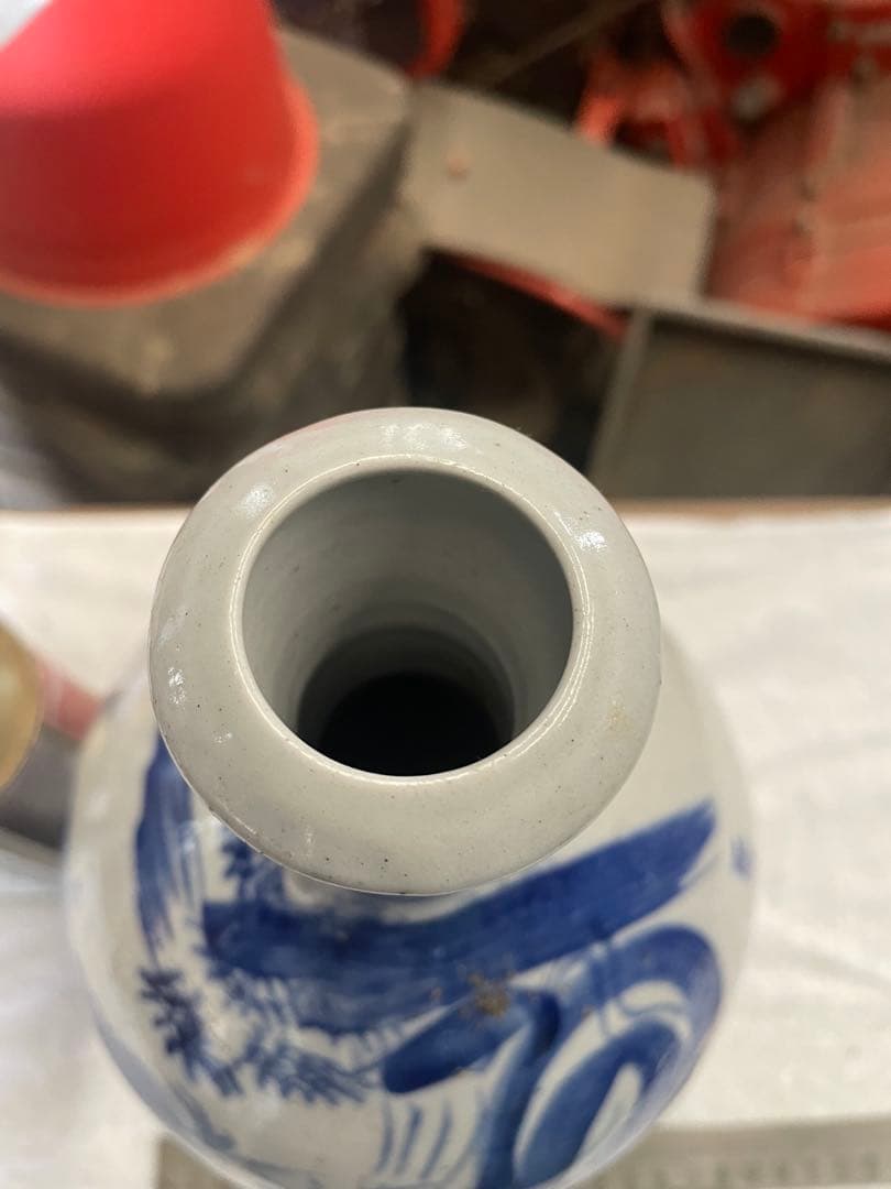長沼焼　勢至堂焼　徳利　骨董　壺　アンティーク　28cm 陶芸品
