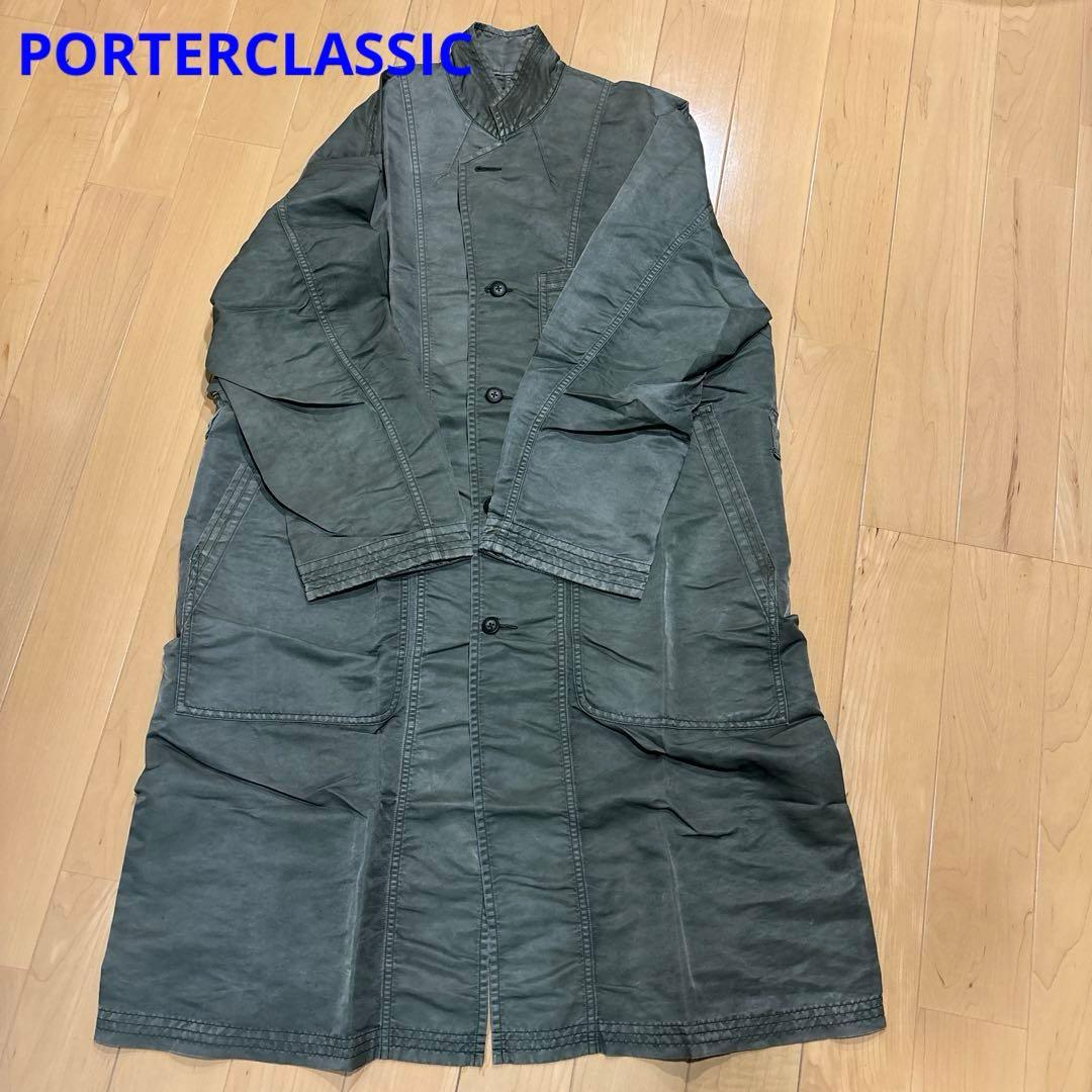 ジャケット・アウター SUPER NYLON MASH COAT - OLIVE
