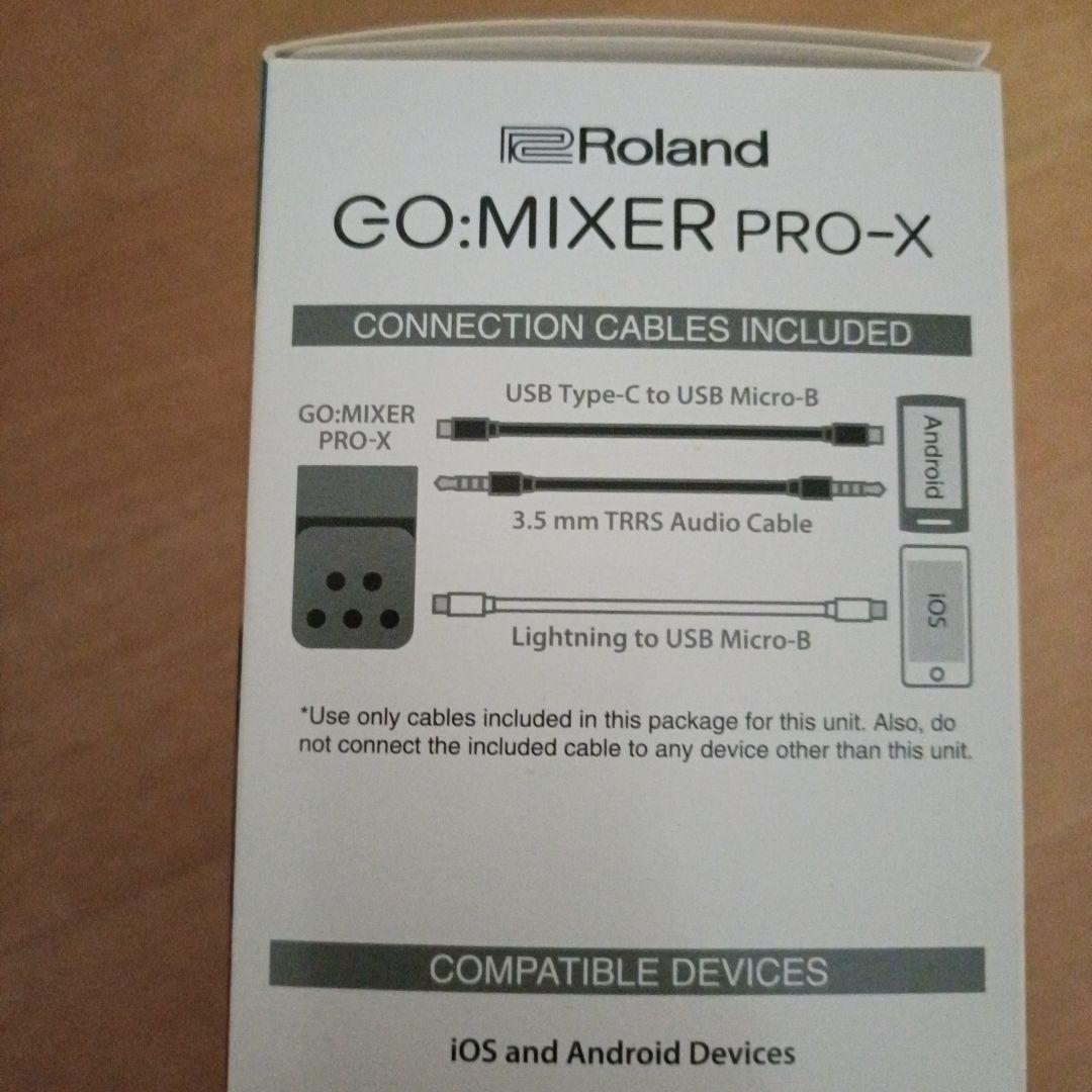 Roland GO:MIXER PRO-X オーディオミキサー