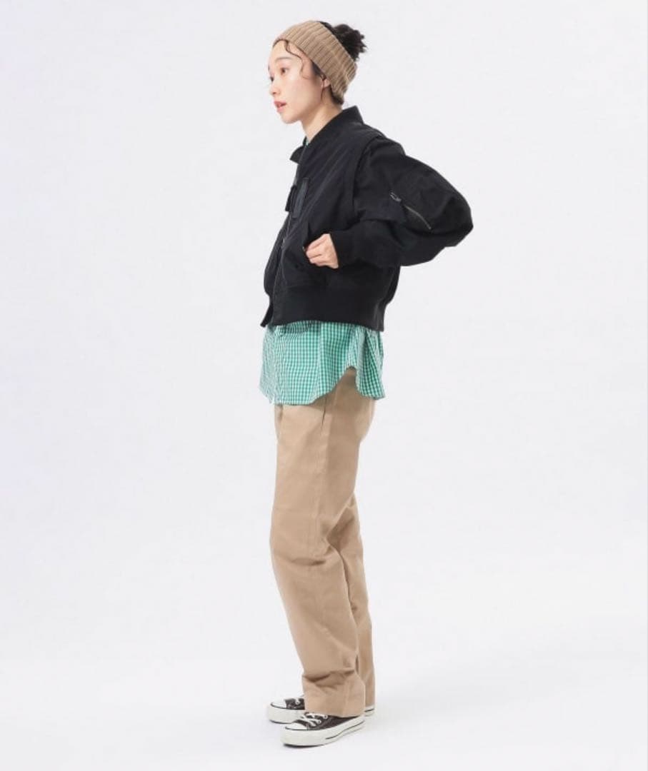 美品BEAMS BOY 別注BUZZ RICKSON'S チノパンツ　ベージュ