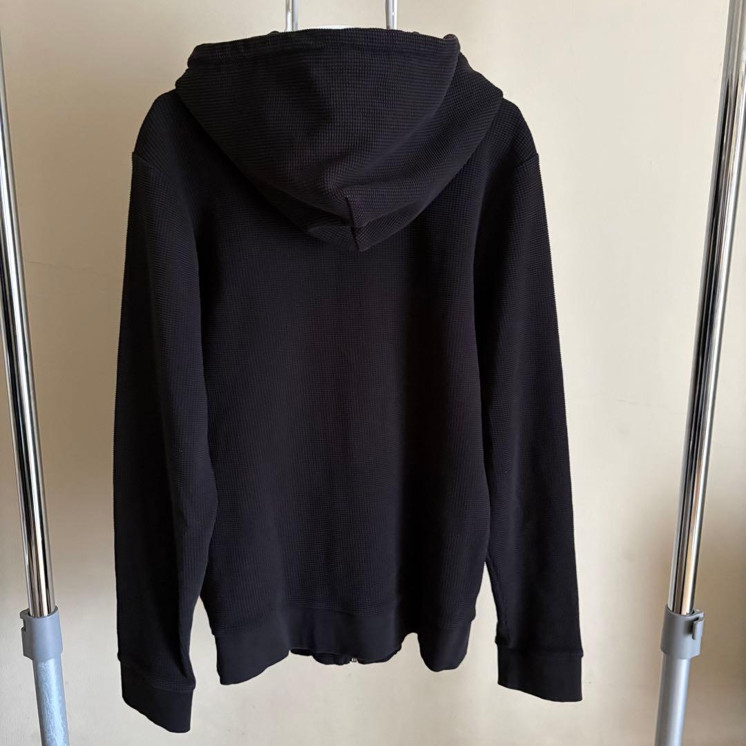 ひ*ち様 DIESEL サーマルジップパーカー ブラック L ディーゼル A00