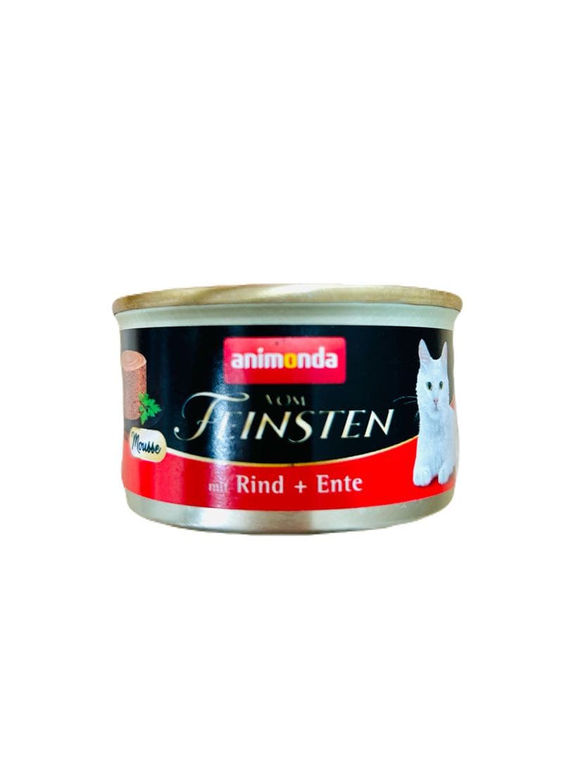 ＊送料込格安＊フォムファインステン ムース 牛・鴨 成猫用 85g×24個
