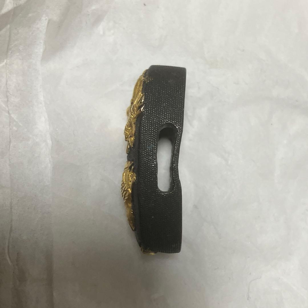 刀　縁頭　頭　龍　アンティーク　骨董