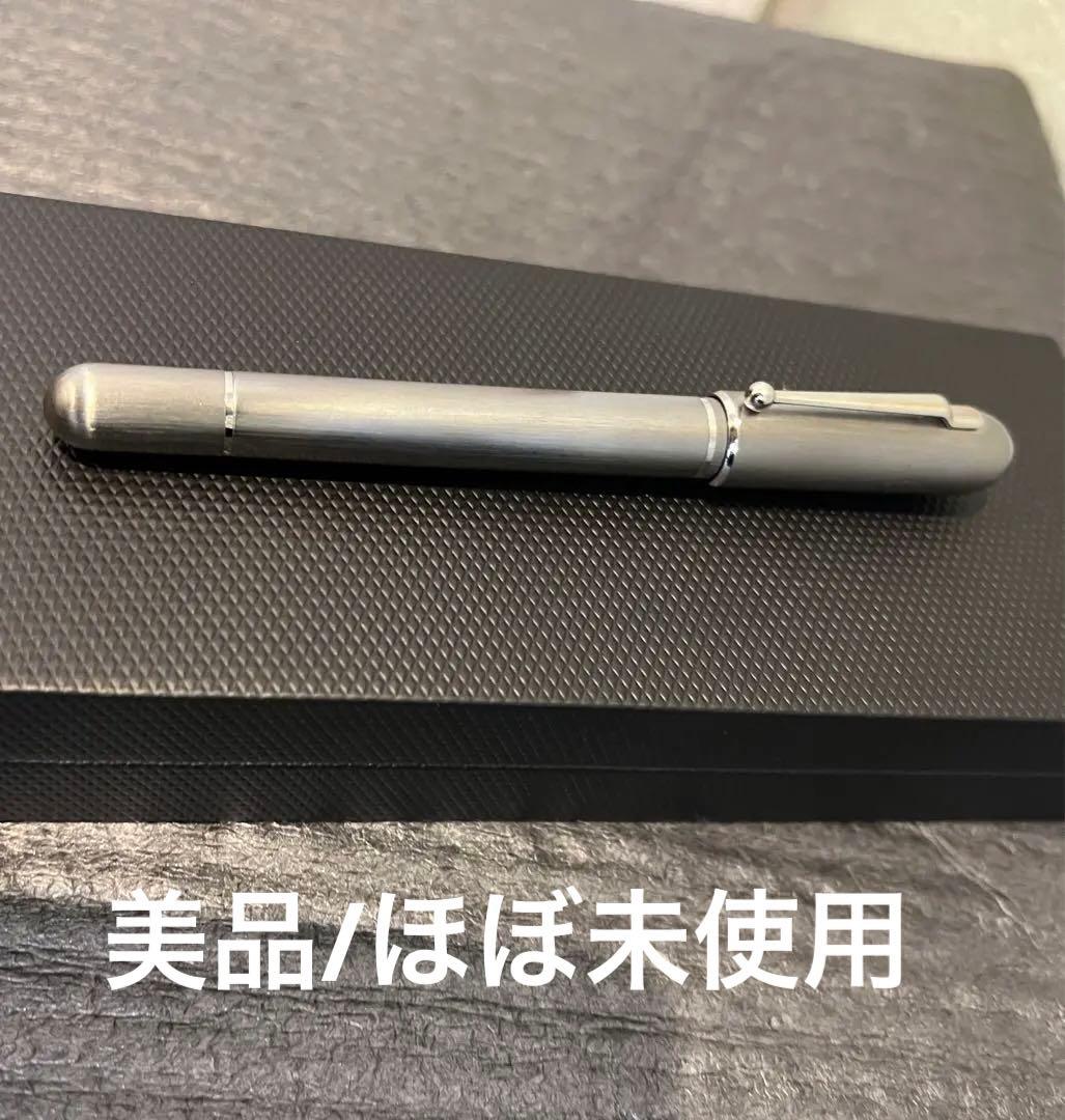 ダンヒル 18K 750 シルバー万年筆、インクコンバーター箱付き