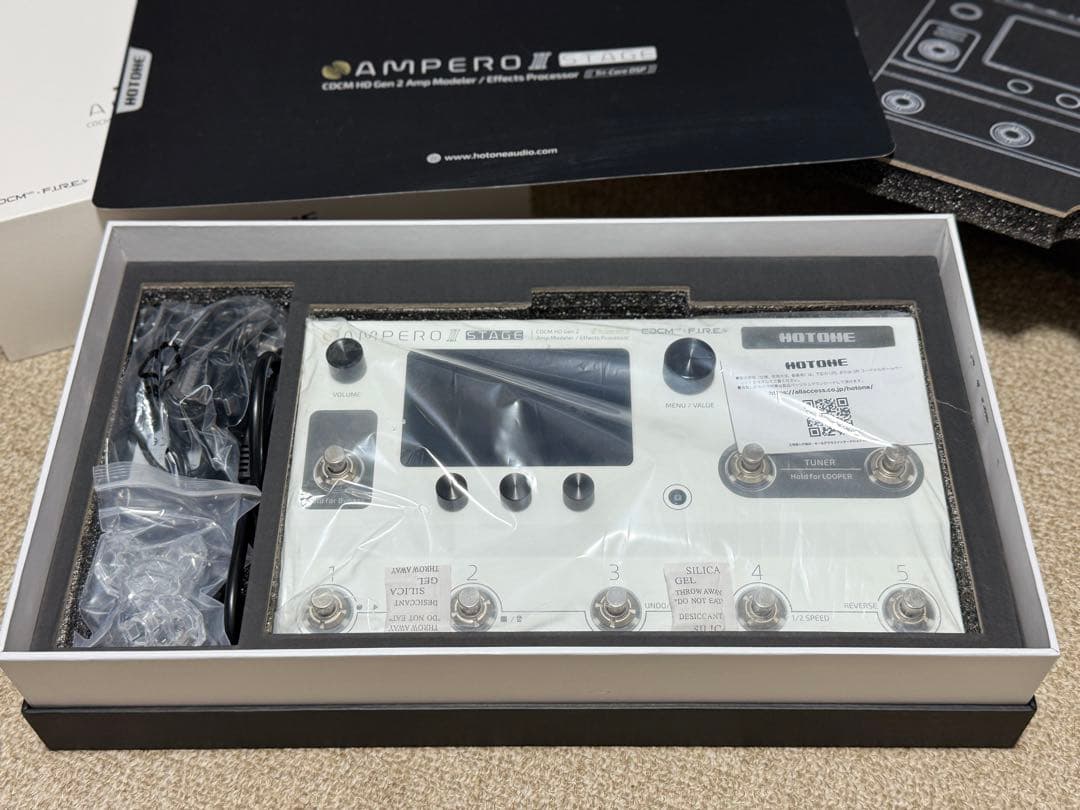 HOTONE Ampero II STAGE 極美品 ペダル付き