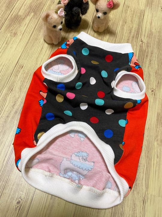 犬服  タンクトップ(Ｌ)  ꒡̈⃝Lily꒡̈⃝ハンドメイド