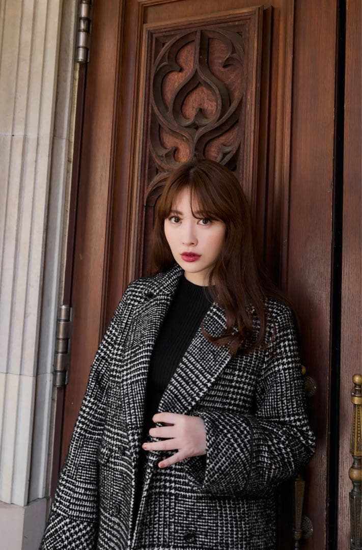 [未使用美品]Hemingway Check Tweed Jacket