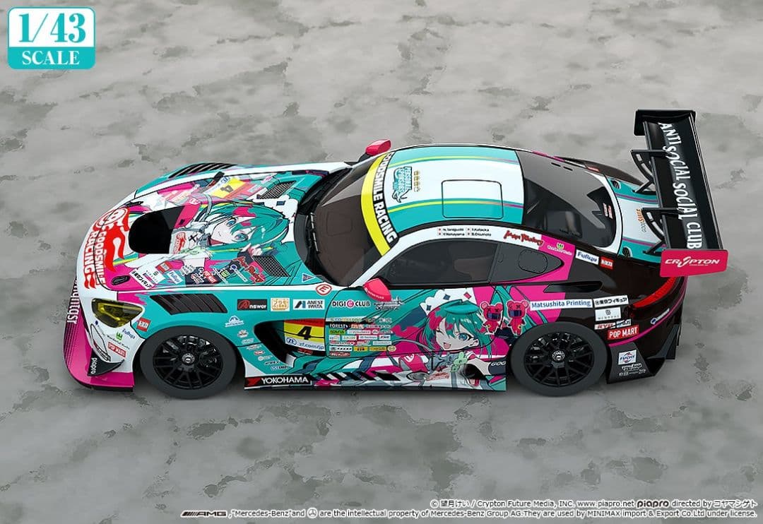 1/43 グッドスマイル 初音ミク AMG 2025 開幕戦