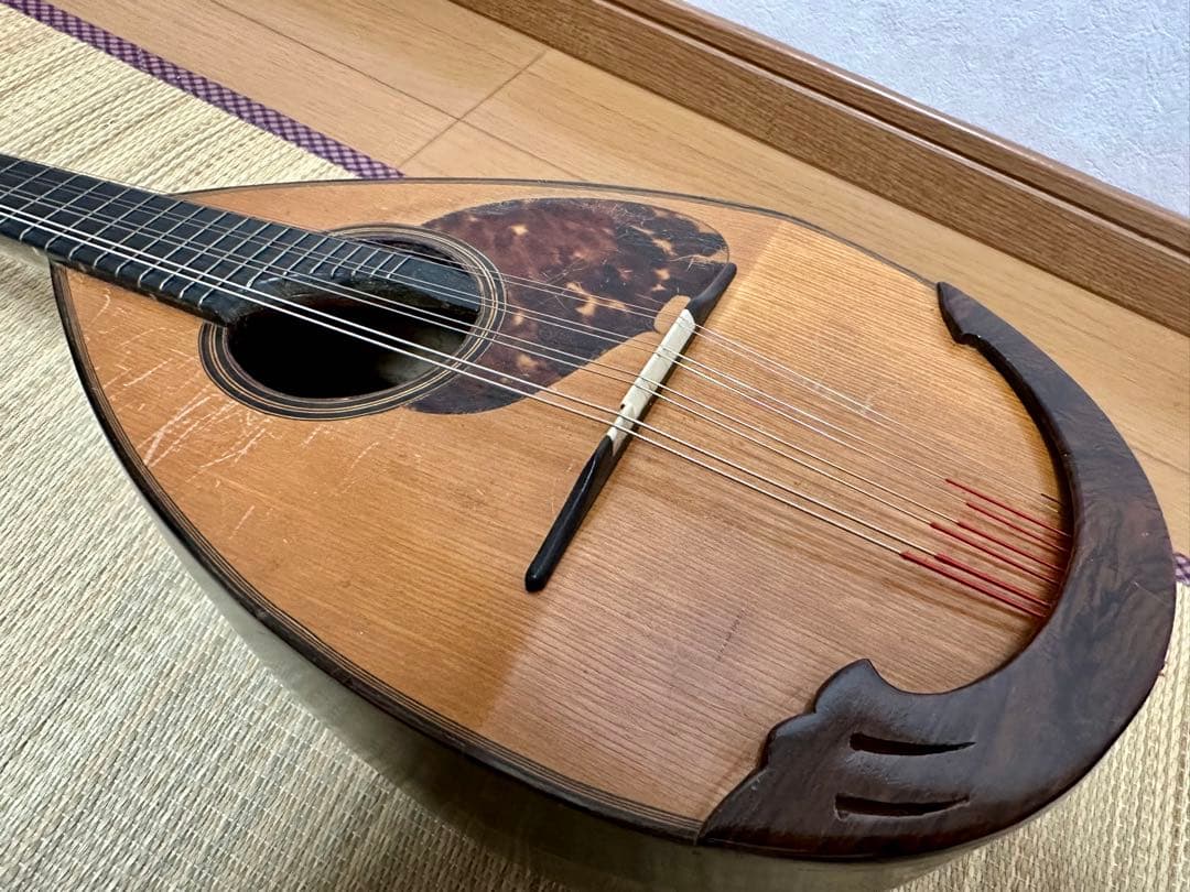 落合マンドリン1965年no2ハードケース付付属品有ヴィンテージ落合忠男希少品