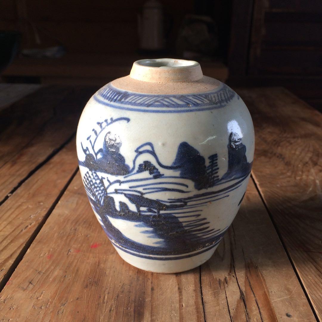 骨董 一輪挿し