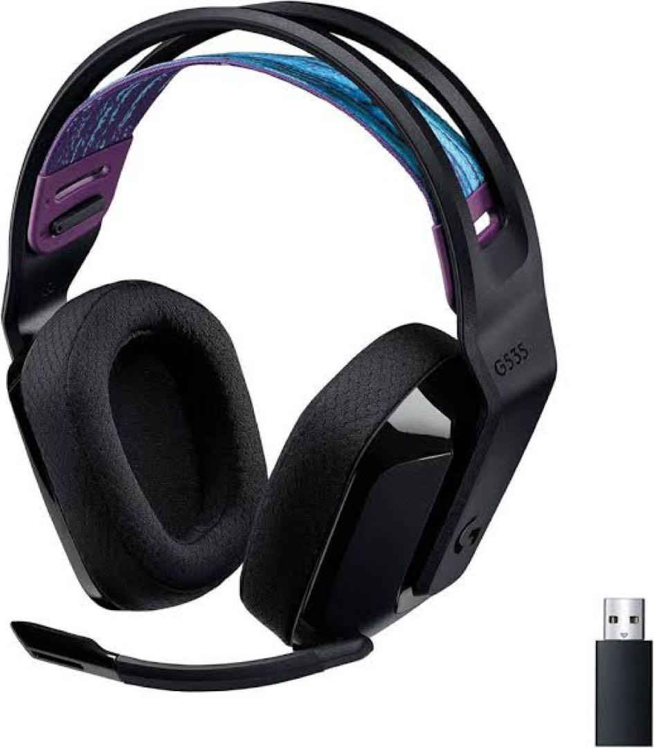 Logicool G535 ワイヤレス ゲーミングヘッドセット