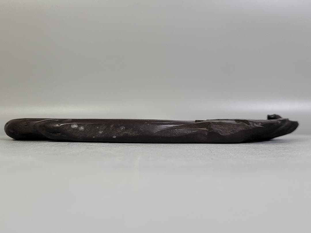 DT581 古い 硯 瓜 蓮形 二件 まとめて