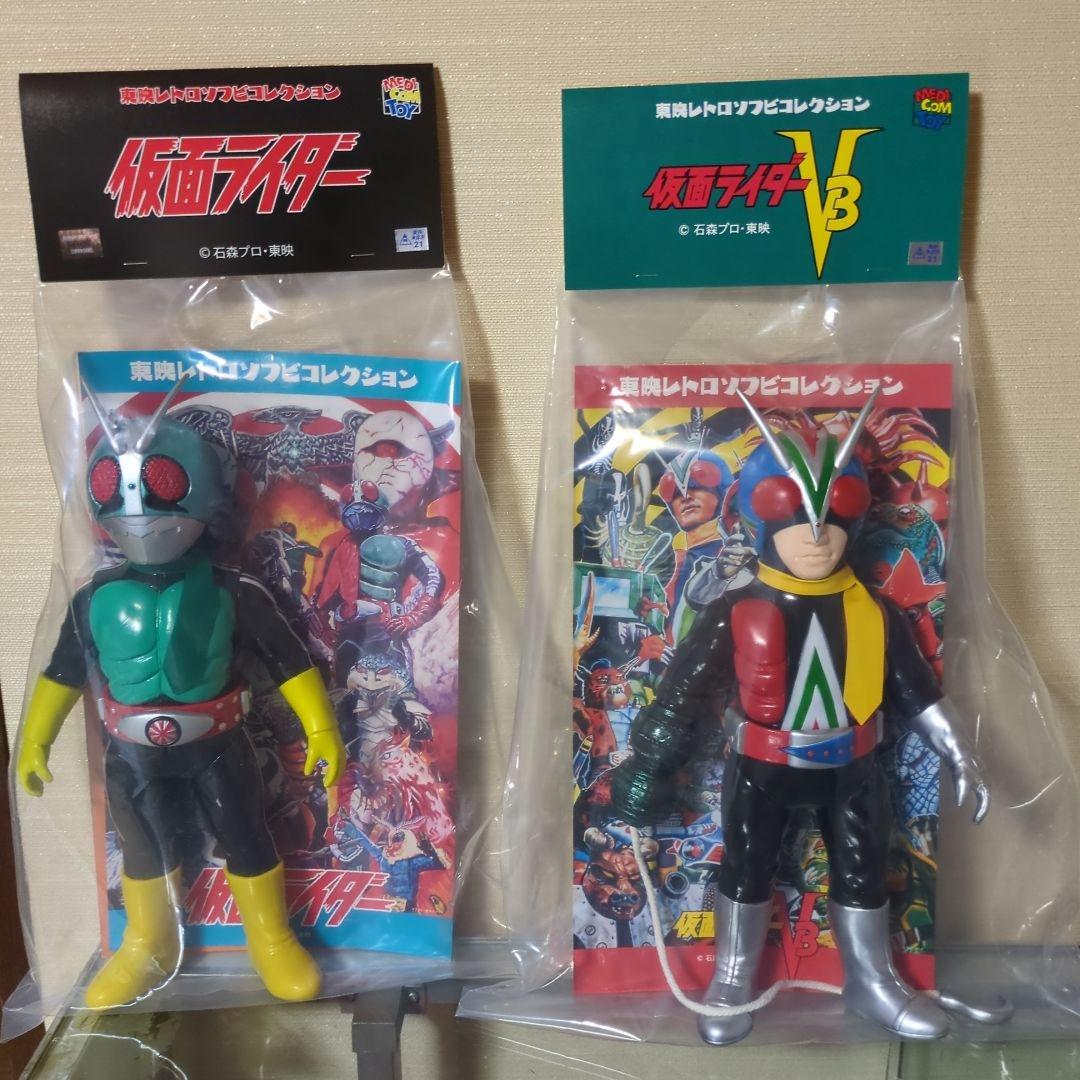 未開封新品セット ライダーマン　ショッカーライダー　マスク取れ
